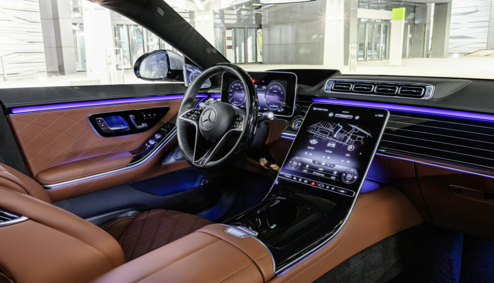 DET MEST AVANSERTE: Nye Mercedes S-klasse tar mål av seg til å være en bilteknologisk ledestjerne.