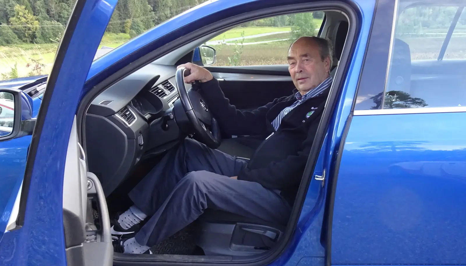 <b>HEIMEBANE:</b> Den beste Skoda-vitsen for John Haugland består av bare ett ord – Skodillac. <b>HEIMEBANE:</b> Den beste Skoda-vitsen for John Haugland består av bare ett ord – Skodillac.