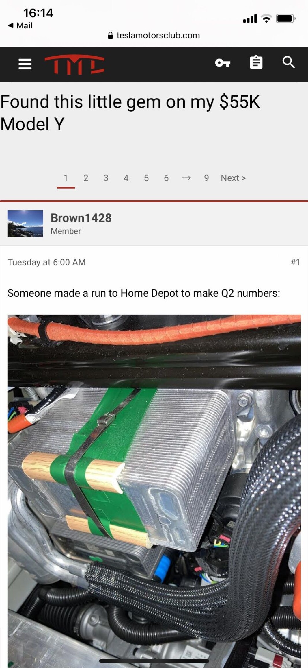 <i>Skjermdump fra Tesla Motors Clubs forum</i> <i>Skjermdump fra Tesla Motors Clubs forum</i>