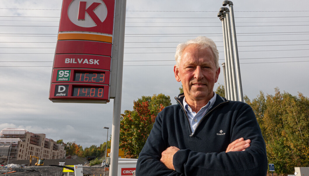 PRISBYKS: Prisen steg 2,63 kr/literen mens Per Anders Berge fylte. OBS: Bildet er tatt ved en annen Circle K-stasjon. PRISBYKS: Prisen steg 2,63 kr/literen mens Per Anders Berge fylte. OBS: Bildet er tatt ved en annen Circle K-stasjon.