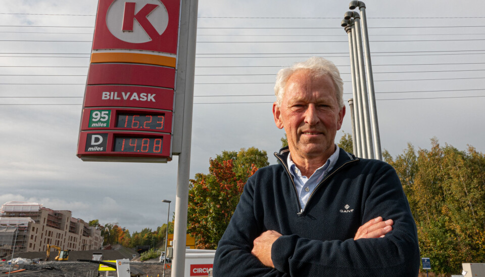 PRISBYKS: Prisen steg 2,63 kr/literen mens Per Anders Berge fylte. OBS: Bildet er tatt ved en annen Circle K-stasjon.