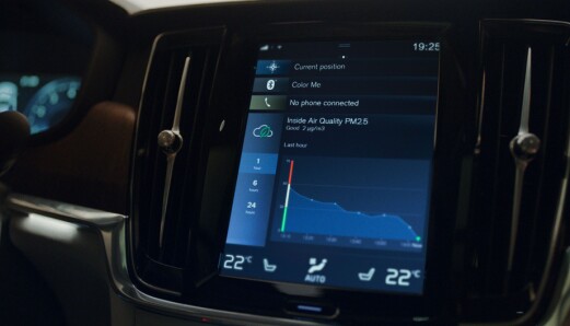 Ny teknologi renser luften i Volvo-kupéen