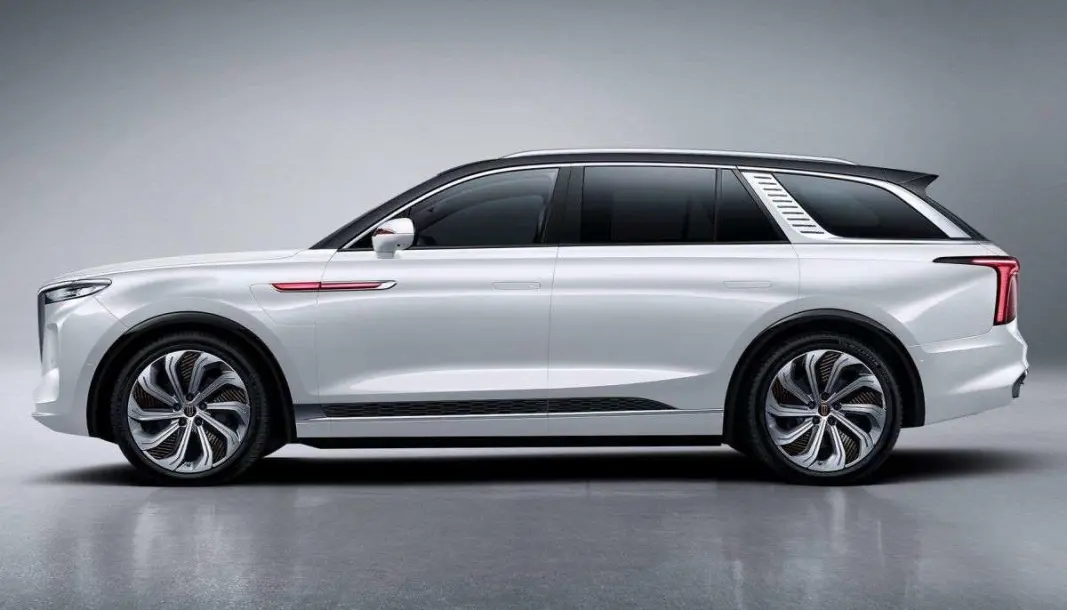 KINA-LUKSUS: Dette er Hongqi E-HS9, en elektrisk premium-SUV KINA-LUKSUS: Dette er Hongqi E-HS9, en elektrisk premium-SUV