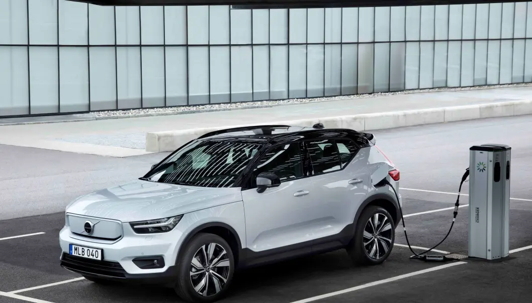 <strong>PÅ VEI:</strong> Volvos første helelektriske modell, XC40 Recharge, kommer på norske veier innen utgangen av året. <strong>PÅ VEI:</strong> Volvos første helelektriske modell, XC40 Recharge, kommer på norske veier innen utgangen av året.