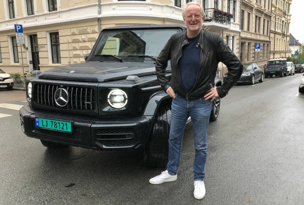 G-WAGEN: Eyvind Hellstrøm står bak TV-suksesser som «Truls à là Hellstrøm» og har full fres på Instagram med tips og oppskrifter – når han ikke freser av gårde i sin G63 Brabus.