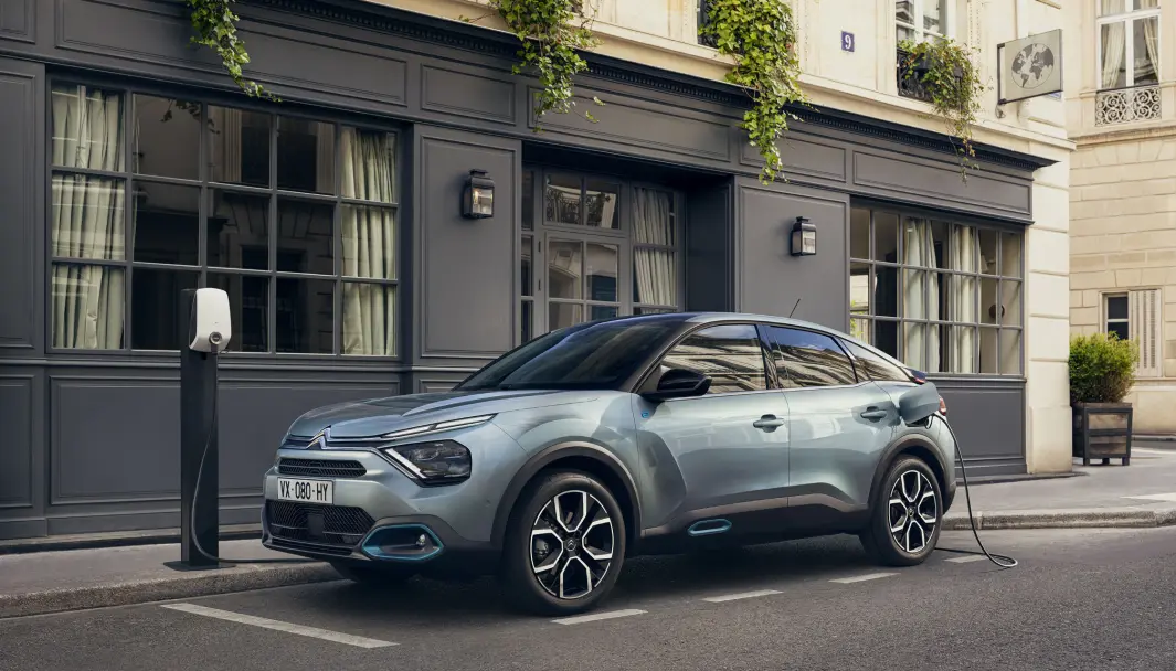 NYKOMMER: Helelektriske Citroën ë-C4 blir rimelig her i Norge. NYKOMMER: Helelektriske Citroën ë-C4 blir rimelig her i Norge.