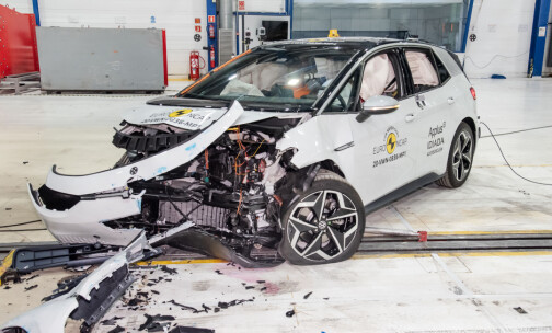 VWs viktigste elbil scorer høyt i nye krasjtester
