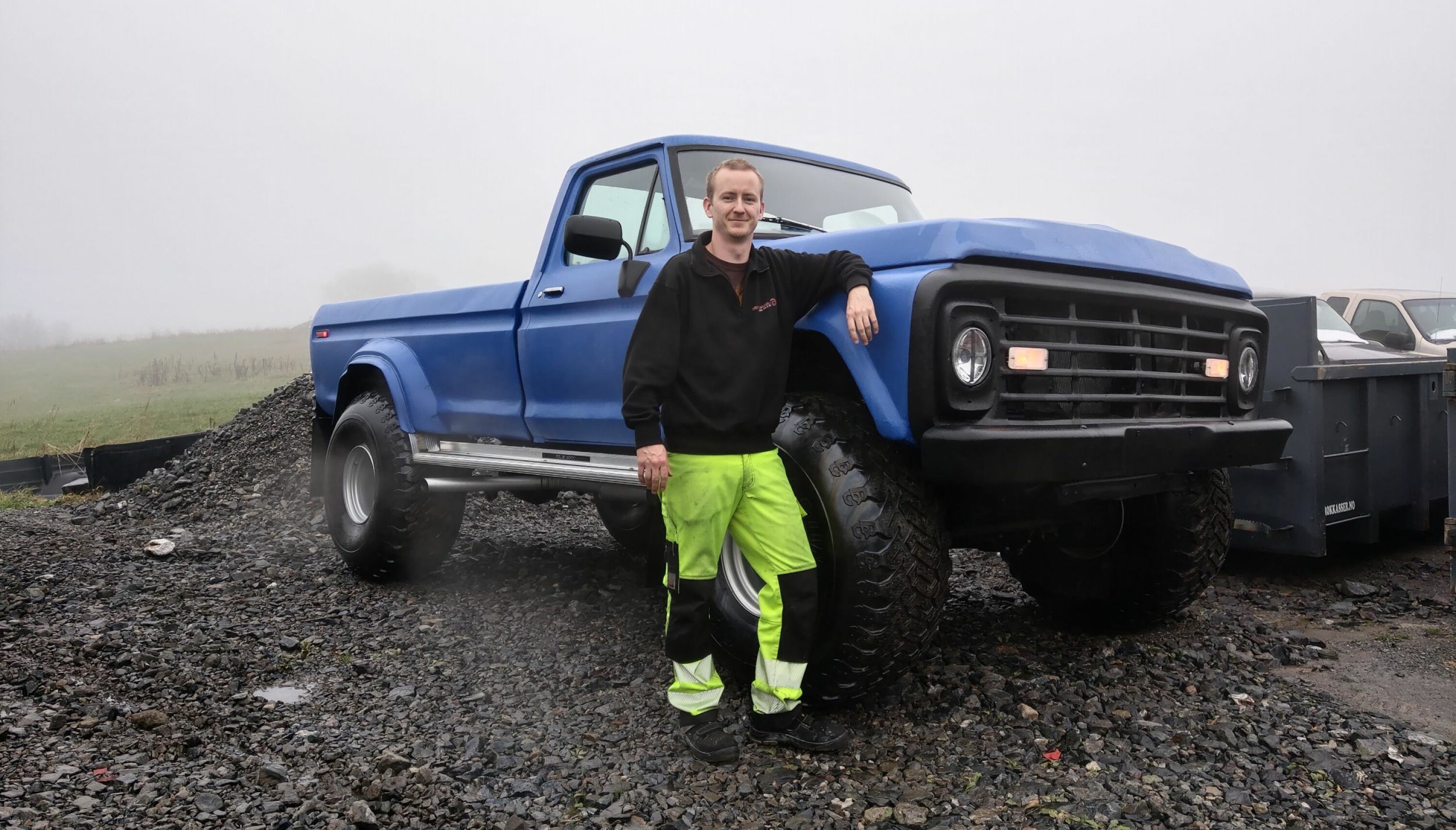 XXXXL: Morten Stuve tilhører et lite, men voksende, entusiastmiljø rundt verdens mest solgte pickup, Ford F-serie.