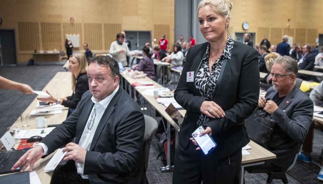 LEDERDUO: En enstemmig nominasjonskomité i FNB gikk inn for delt lederverv for Frode Myrhol og Cecilie Lyngby. LEDERDUO: En enstemmig nominasjonskomité i FNB gikk inn for delt lederverv for Frode Myrhol og Cecilie Lyngby.