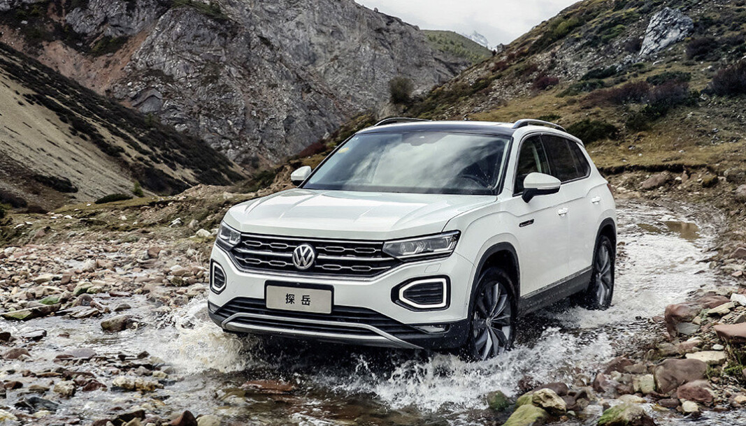 KINA-SUV: Volkswagen Tayron er en ukjent modell hos oss, men skal produseres i Tyskland fra 2024. KINA-SUV: Volkswagen Tayron er en ukjent modell hos oss, men skal produseres i Tyskland fra 2024.