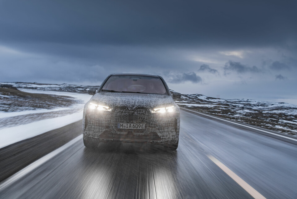El-SUV-en BMW iX på testtur til Nordkapp.