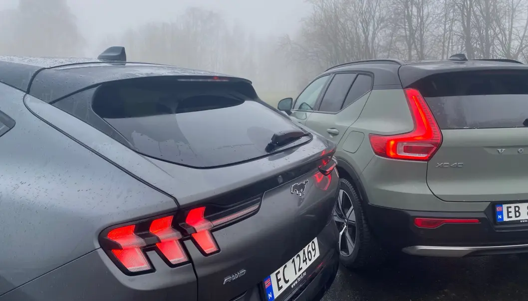 <span class=" font-weight-bold" data-lab-font_weight_desktop="font-weight-bold">RIVALER:</span> I disse dager kommer også Ford Mustang Mach E ut på veiene som en opplagt rival til XC40. <span class=" font-weight-bold" data-lab-font_weight_desktop="font-weight-bold">RIVALER:</span> I disse dager kommer også Ford Mustang Mach E ut på veiene som en opplagt rival til XC40.