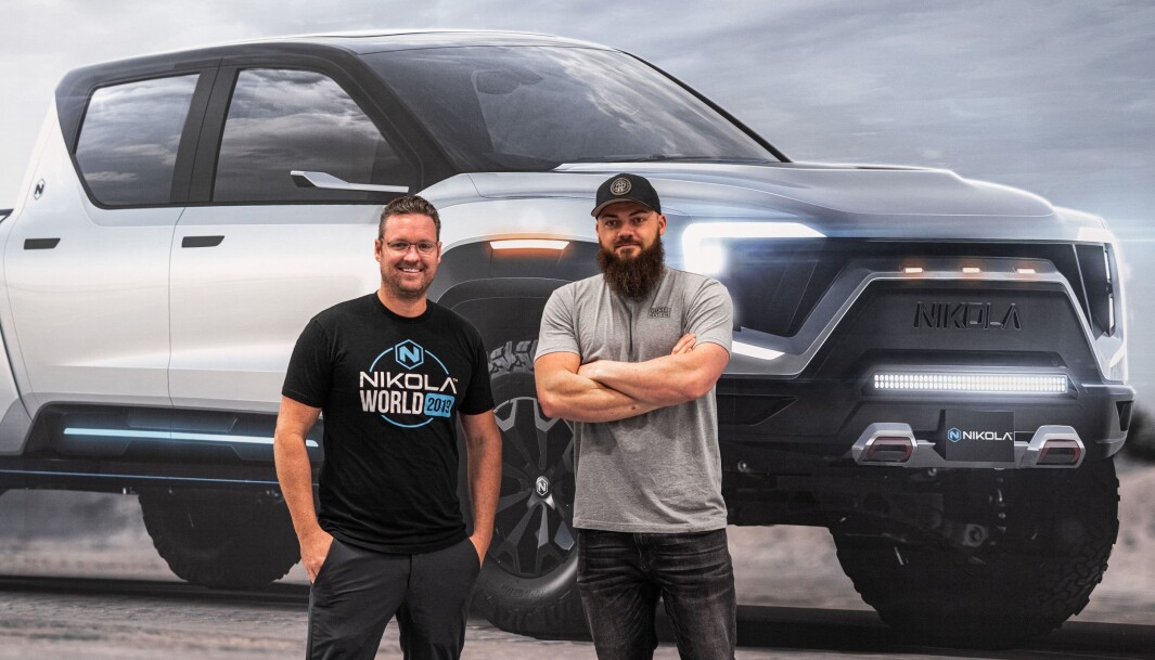 <span class="font-weight-bold" data-lab-font_weight_desktop="font-weight-bold">DIESEL-KJENDIS:</span> David «Heavy D» Sparks fra den i USA enormt populære realityserien «Diesel Brothers» har snakket svært varmt om den nye pick-upen Nikola Badger. For hver bil som eventuelt selges, venter det dollar i lomma for «Heavy D». <span class="font-weight-bold" data-lab-font_weight_desktop="font-weight-bold">DIESEL-KJENDIS:</span> David «Heavy D» Sparks fra den i USA enormt populære realityserien «Diesel Brothers» har snakket svært varmt om den nye pick-upen Nikola Badger. For hver bil som eventuelt selges, venter det dollar i lomma for «Heavy D».