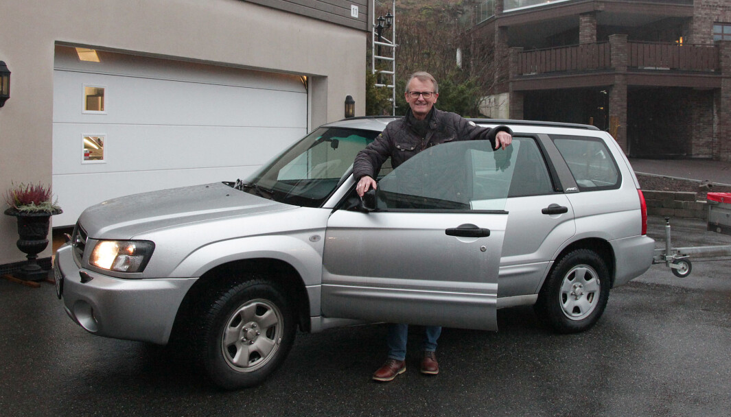 FORESTER-TILHENGER: Morten Larsen har levd et helt liv med biler som jobb og hobby, og sverger til Subaru Forester til alt som har med hverdagen å gjøre. FORESTER-TILHENGER: Morten Larsen har levd et helt liv med biler som jobb og hobby, og sverger til Subaru Forester til alt som har med hverdagen å gjøre.