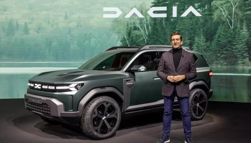SUV-KONSEPT: Dacia Bigster ble presentert av designeren Alejandro Mesonero-Romanos.