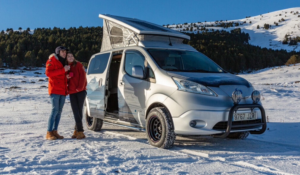 Nissan tester konseptbil for elektrisk vinter-camping