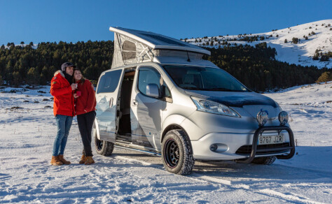 Nissan tester konseptbil for elektrisk vinter-camping