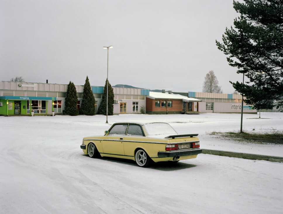 VOLVSOM: En hver Volvo gir voldsomt inntrykk når fotokunstner Helge Skodvin fanger den i sitt rette element: det norske landskapet.