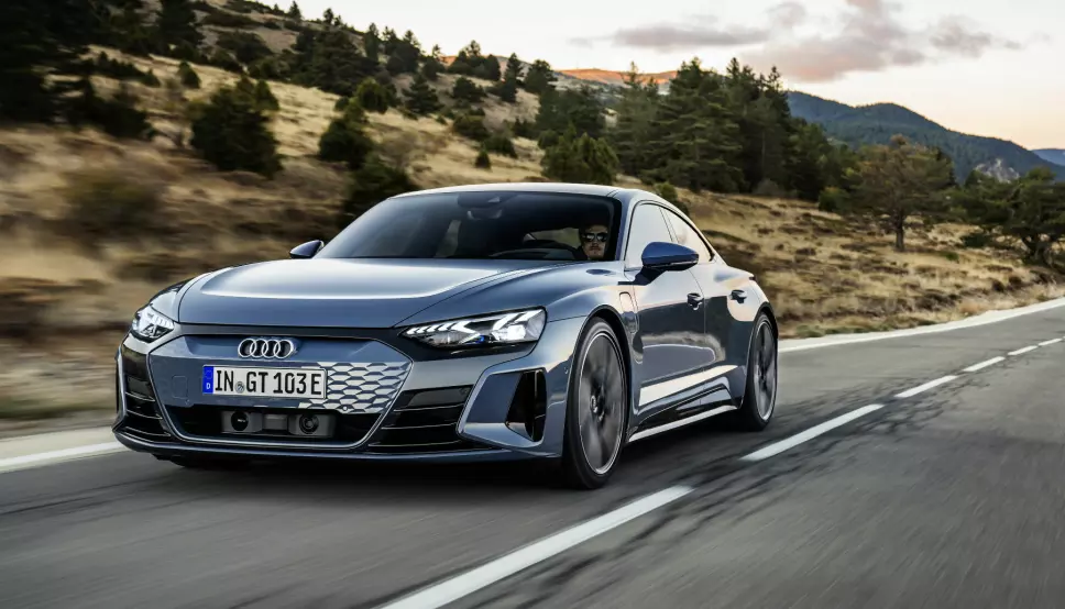 NORGESKLAR: Audi e-tron GT er Audis nye elektriske prestisjebil.