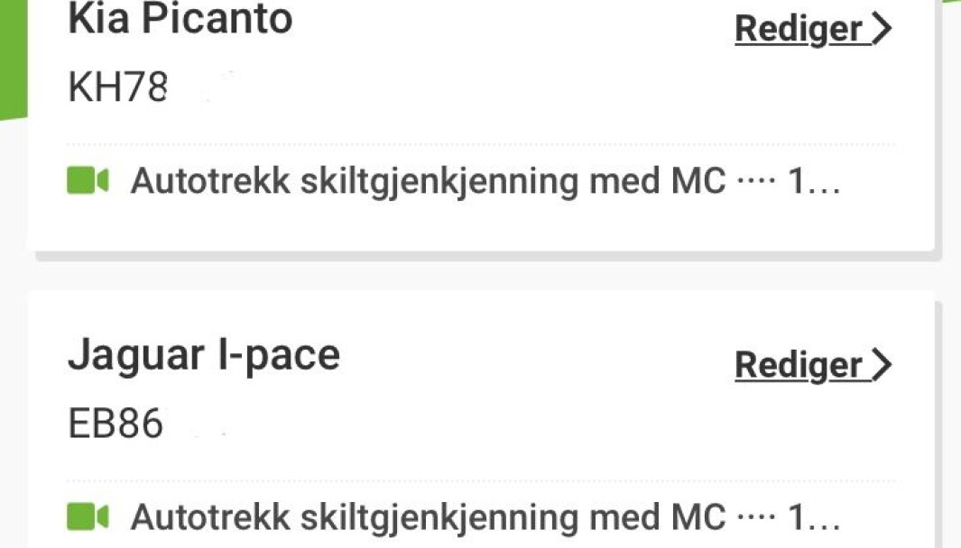 PASS PÅ: Slett bilen når leieforholdet er ferdig, eller når du selger den. PASS PÅ: Slett bilen når leieforholdet er ferdig, eller når du selger den.