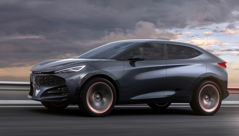 SPORTY EL-SUV: Etter ladehybriden Formentor og elbilen Born, ventes denne fra Cupra. Den vil være basert på konseptbilen Tavascan fra 2019.