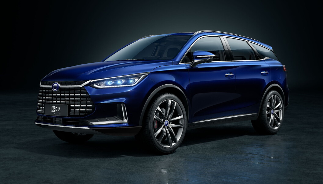 VENTES TIL SOMMEREN: BYD Tang er den rimeligere konkurrenten til Audi e-tron, som kommer fra Kinas største privateide bilprodusent. VENTES TIL SOMMEREN: BYD Tang er den rimeligere konkurrenten til Audi e-tron, som kommer fra Kinas største privateide bilprodusent.