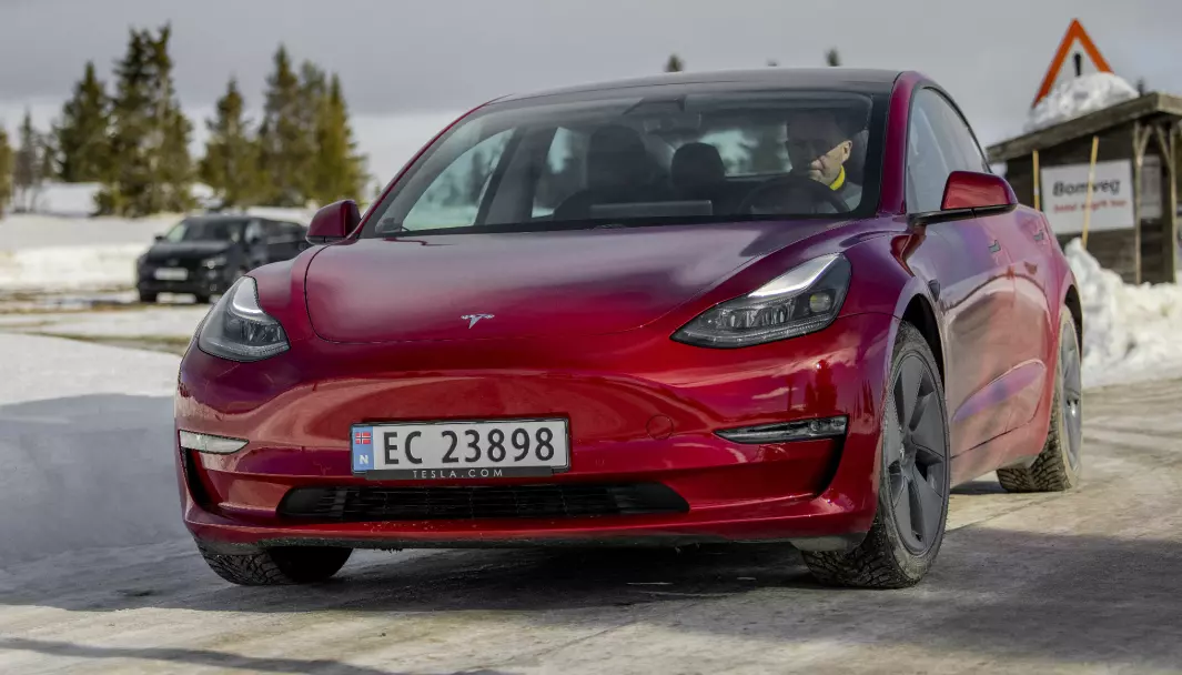 FREMGANG: Tesla leverte ut rekordmange biler i første kvartal, og toppet også registreringsstatistikken i Norge i mars med sin Model 3.