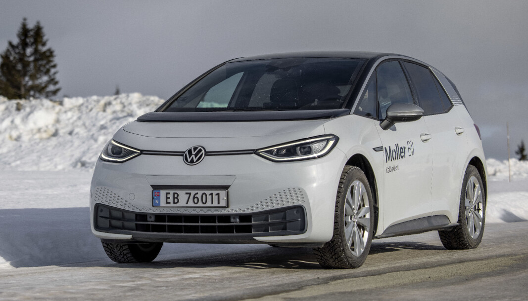 FRAMGANG: VW ID.3 viser at den har solide elbilkvaliteter. FRAMGANG: VW ID.3 viser at den har solide elbilkvaliteter.