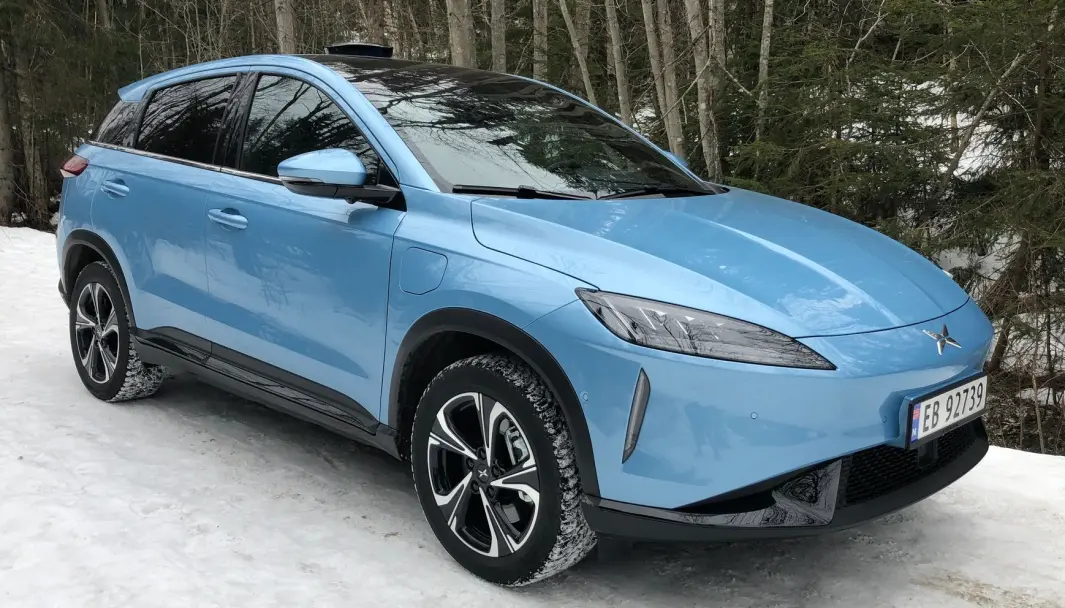 NYTT FJES: Denne fronten vil du snart se flere av i trafikken. G3 er Xpengs første modell. NYTT FJES: Denne fronten vil du snart se flere av i trafikken. G3 er Xpengs første modell.