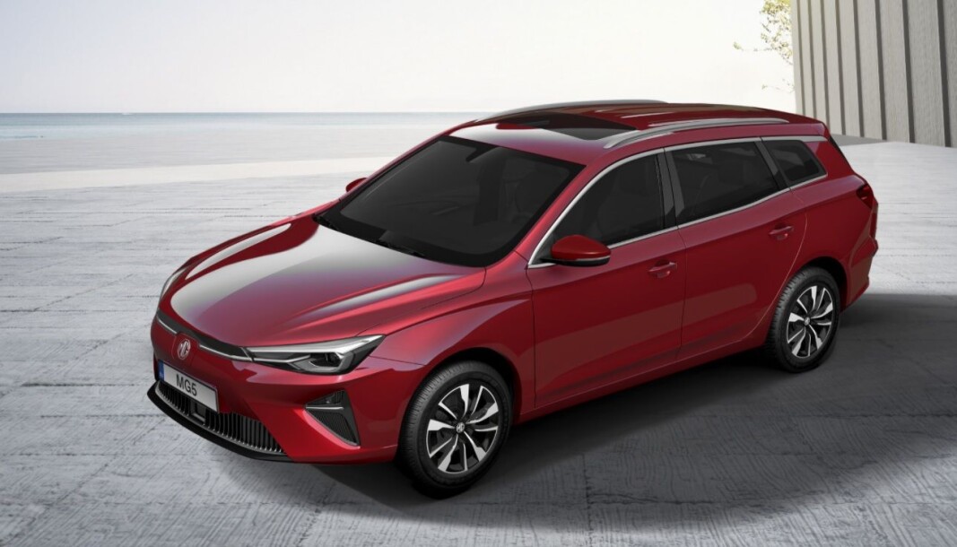 FØRSTEMANN UT: Nordmenn elsket stasjonsvogner – inntil SUV'ene overtok. Nå kommer den første elektriske, MG5 Electric. FØRSTEMANN UT: Nordmenn elsket stasjonsvogner – inntil SUV'ene overtok. Nå kommer den første elektriske, MG5 Electric.