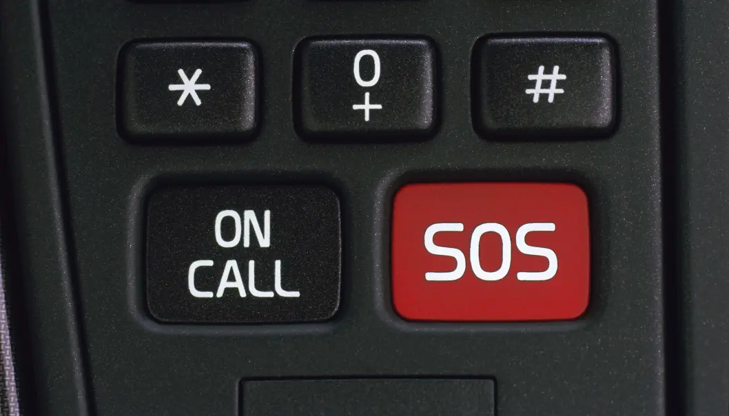 <span class=" font-weight-bold" data-lab-font_weight_desktop="font-weight-bold">MANGLET DETTE: </span>Slik ser On call-knappen ut i Volvoene, her fra en XC70. <span class=" font-weight-bold" data-lab-font_weight_desktop="font-weight-bold">MANGLET DETTE: </span>Slik ser On call-knappen ut i Volvoene, her fra en XC70.