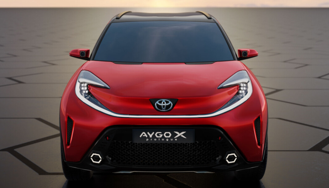 LITEN LURING: Dette er neste Toyota Aygo. LITEN LURING: Dette er neste Toyota Aygo.