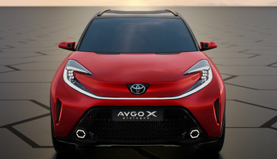 LITEN LURING: Dette er neste Toyota Aygo.