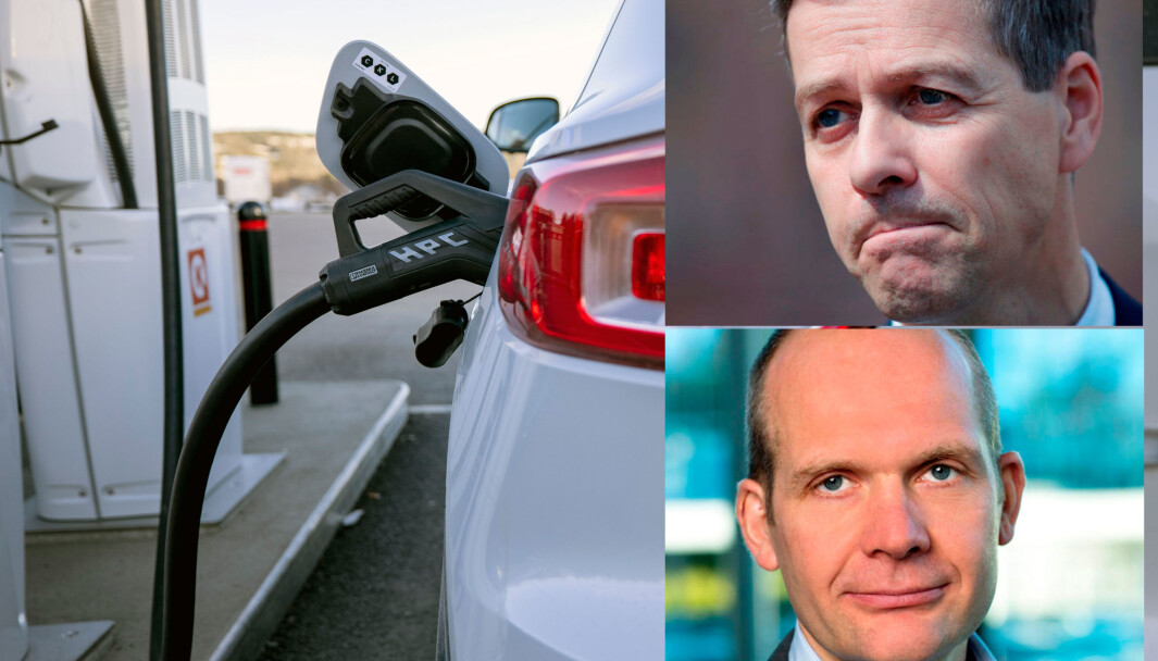 UENIGE OM LADING: Samferdselsminister Knut Arild Hareide (over) og Møller-sjef Ulf Tore Hekneby. UENIGE OM LADING: Samferdselsminister Knut Arild Hareide (over) og Møller-sjef Ulf Tore Hekneby.