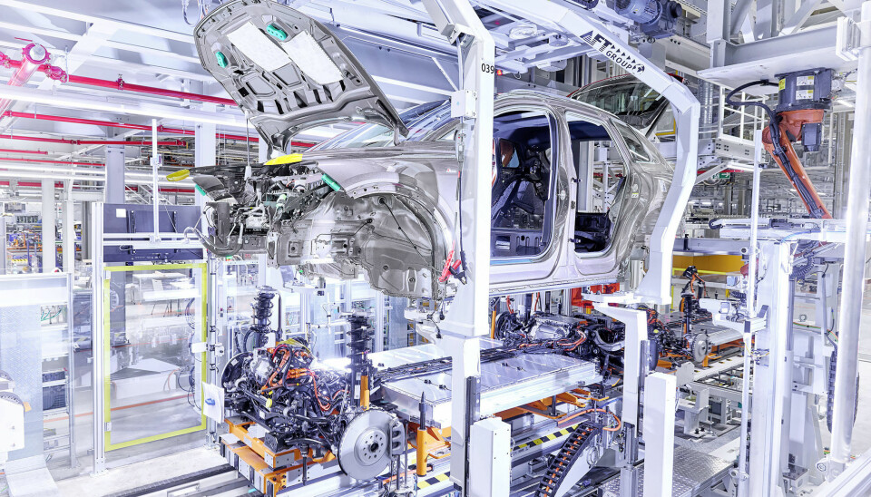 SAMMENKOBLET: Zwickau-fabrikken er historisk grunn for Audi.