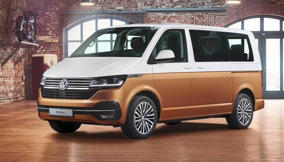 MILLIONBIL: Volkswagen Multivan er bortimot den ultimate flerbruksbilen, men koster flesk. Det ble registrert 14 eksemplarer i 2020. Innstegspris er over 1,1 millioner kroner (!).