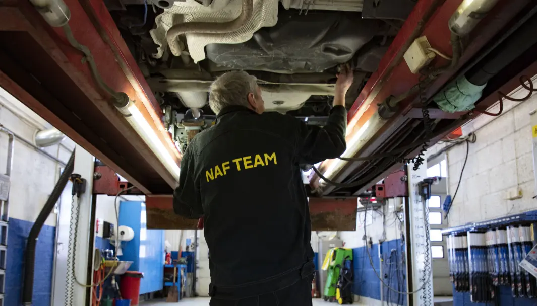 BEKLAGER: NAF beklager at de ikke oppdaget feilen. Bildet er tatt på et annet NAF-senter. BEKLAGER: NAF beklager at de ikke oppdaget feilen. Bildet er tatt på et annet NAF-senter.
