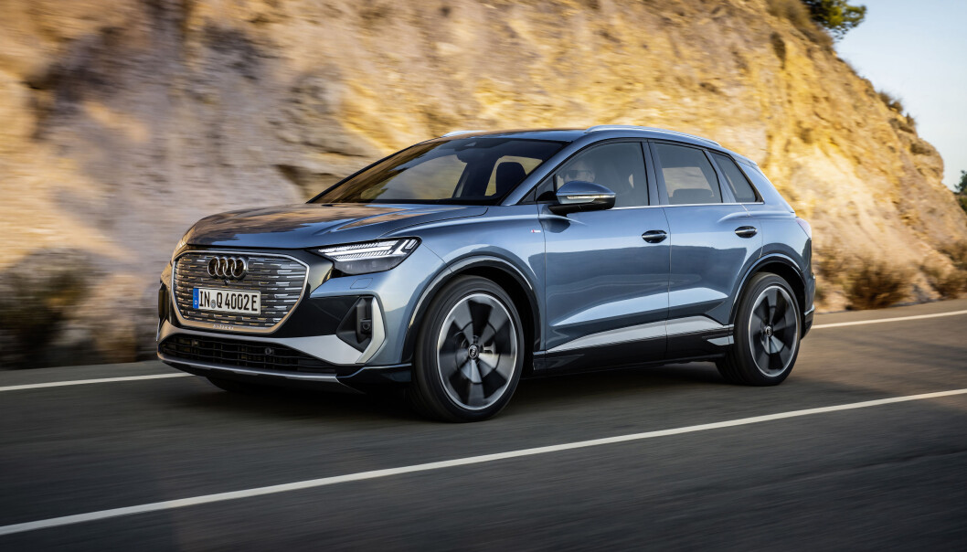 SLÅR AN: Audi Q4 e-tron ser allerede ut til å bli en av de desiderte storselgerne i annet halvår. Men hva er egentlig motoreffekten? SLÅR AN: Audi Q4 e-tron ser allerede ut til å bli en av de desiderte storselgerne i annet halvår. Men hva er egentlig motoreffekten?
