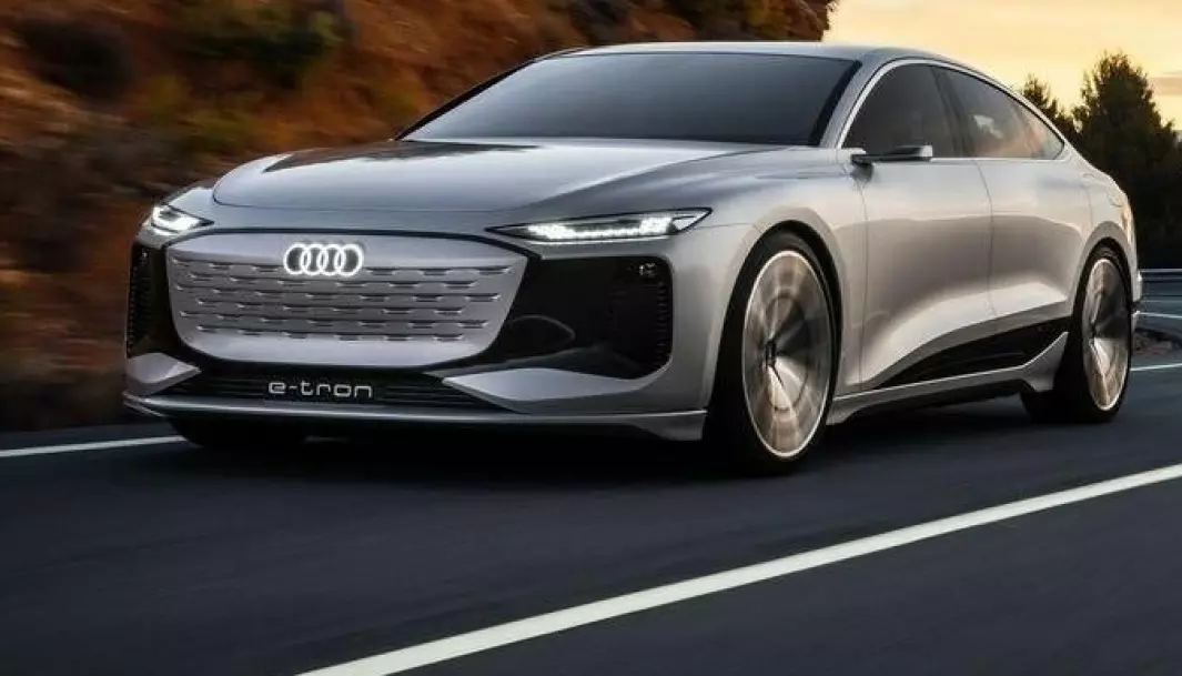 AVDUKES SNART: Audi A6 e-tron blir Ingolstadts svar på i5 fra BMW. Denne konseptbilen, som gir mer ennet hint om hvordan den skal se ut, skal vises i Shanghai.