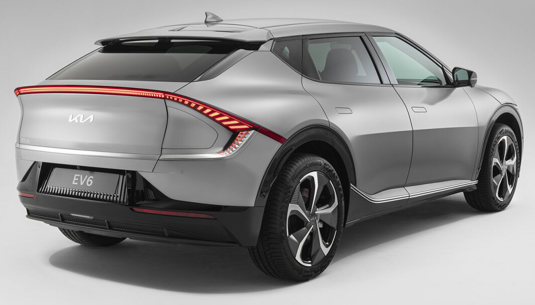 SÆRPREG: Hekken er det mest særpregete på elektriske KIA EV6. SÆRPREG: Hekken er det mest særpregete på elektriske KIA EV6.