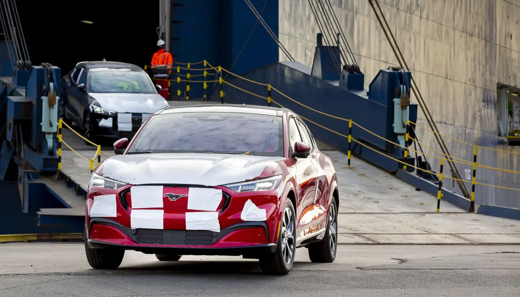 KOMMER: EUs tøffe utslippskrav gjør at Ford prioriterer Europa med sin utslippsfrie Mustang Mach-E. KOMMER: EUs tøffe utslippskrav gjør at Ford prioriterer Europa med sin utslippsfrie Mustang Mach-E.