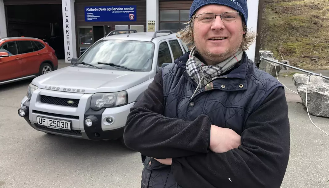 FERSK DIESEL-EIER: Petter Bruflat mener det er mye å spare på brukt diesel.
