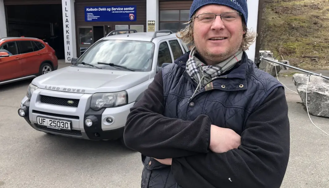 FERSK DIESEL-EIER: Petter Bruflat mener det er mye å spare på brukt diesel. FERSK DIESEL-EIER: Petter Bruflat mener det er mye å spare på brukt diesel.