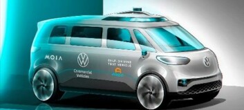 VW starter tester med selvkjørende folkevognbuss
