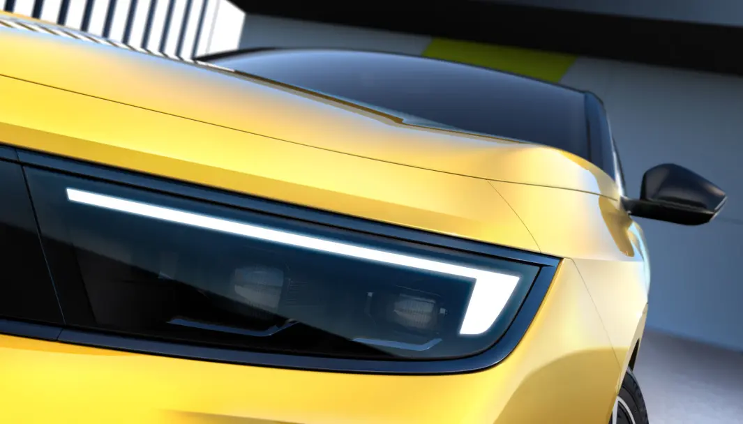 MODERNE: Opel Astra får et helt nytt uttrykk, og også elektrifisert drivlinje. MODERNE: Opel Astra får et helt nytt uttrykk, og også elektrifisert drivlinje.
