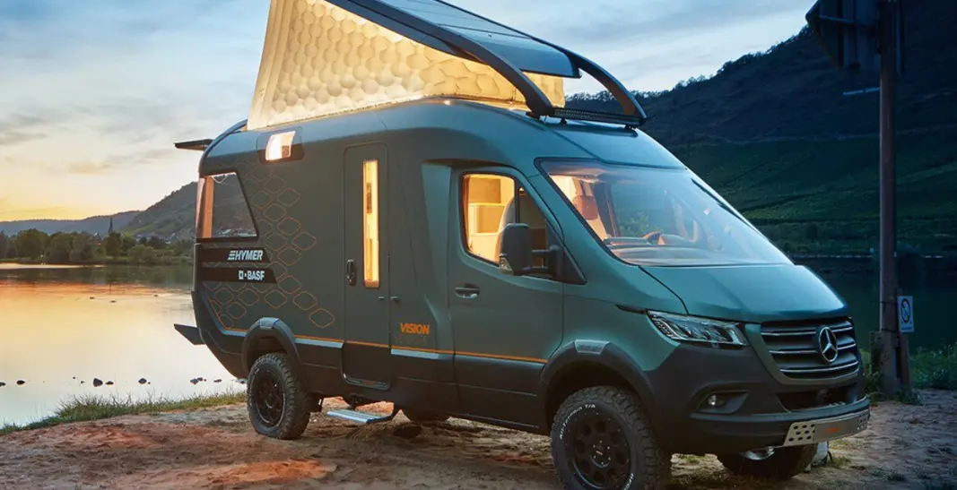 INSPIRASJONEN: Hymer viste konseptbobilen Hymer VisionVenture i 2019. INSPIRASJONEN: Hymer viste konseptbobilen Hymer VisionVenture i 2019.