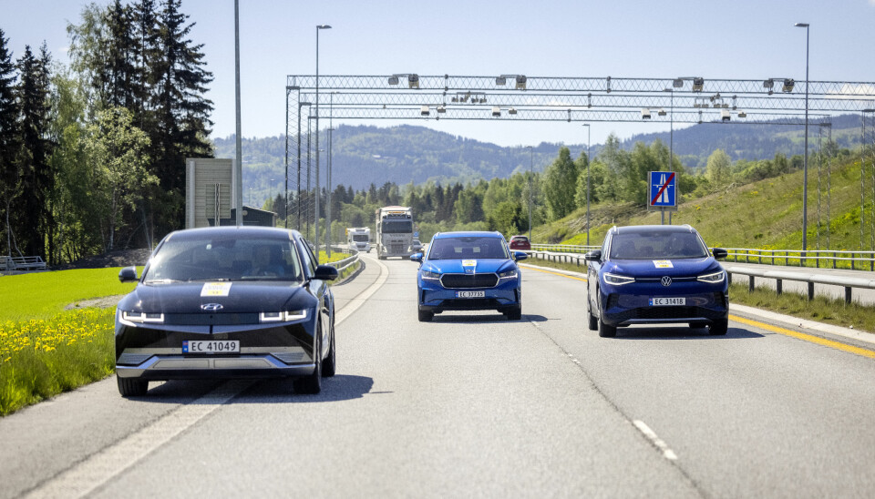 KONKURRENTER: Disse tre elektriske familiebilene, Ioniq 5, Skoda Enyaq og VW ID.4, finnes alle i prisgunstigere versjoner med bakhjulsdrift.