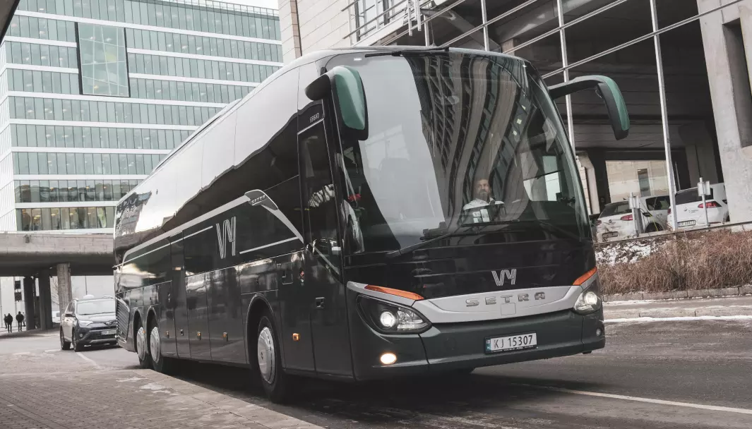 MOBILSVAR: Vy Buss har registrert 28 hendelser med mobilbruk hos sjåførene siden 2019.
