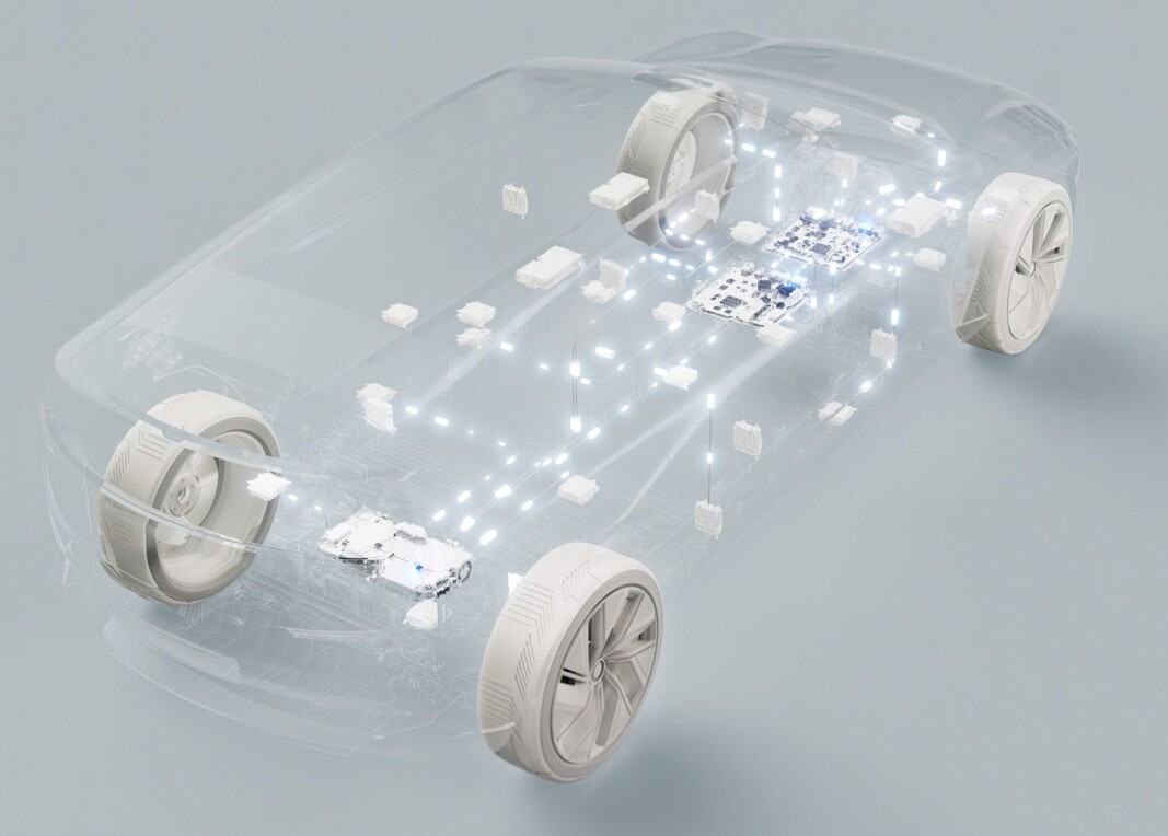 <span class=" font-weight-bold" data-lab-font_weight_desktop="font-weight-bold">DATAMASKIN PÅ HJUL:</span> I fremtiden vil et sentralisert datasystem overta mange av funksjonene til dagens overflod av elektroniske kontrollenheter. Det vil spare vekt - og redusere behovet for hele 700 meter med kabel! <span class=" font-weight-bold" data-lab-font_weight_desktop="font-weight-bold">DATAMASKIN PÅ HJUL:</span> I fremtiden vil et sentralisert datasystem overta mange av funksjonene til dagens overflod av elektroniske kontrollenheter. Det vil spare vekt - og redusere behovet for hele 700 meter med kabel!