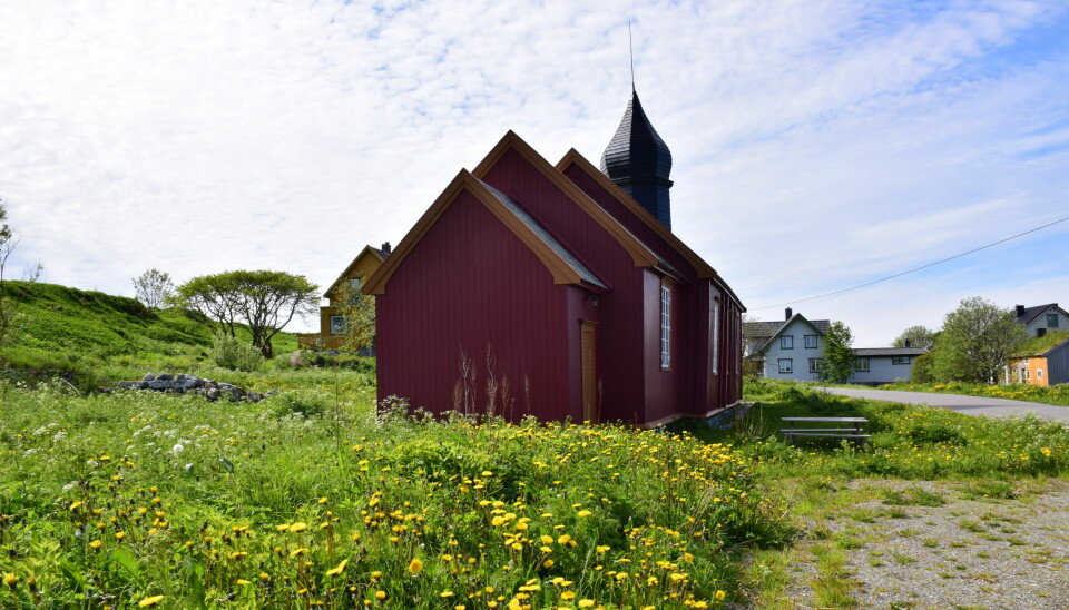 ELDST: Værøy kirke fra 1714 er Lofotens eldste kirke.